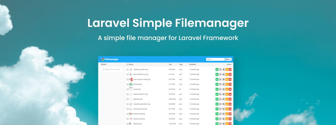 A Laravel Filemanager to Manage Images & Files in One Place