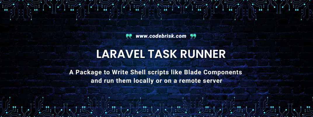 Write Shell Scripts like Blade Components in Laravel